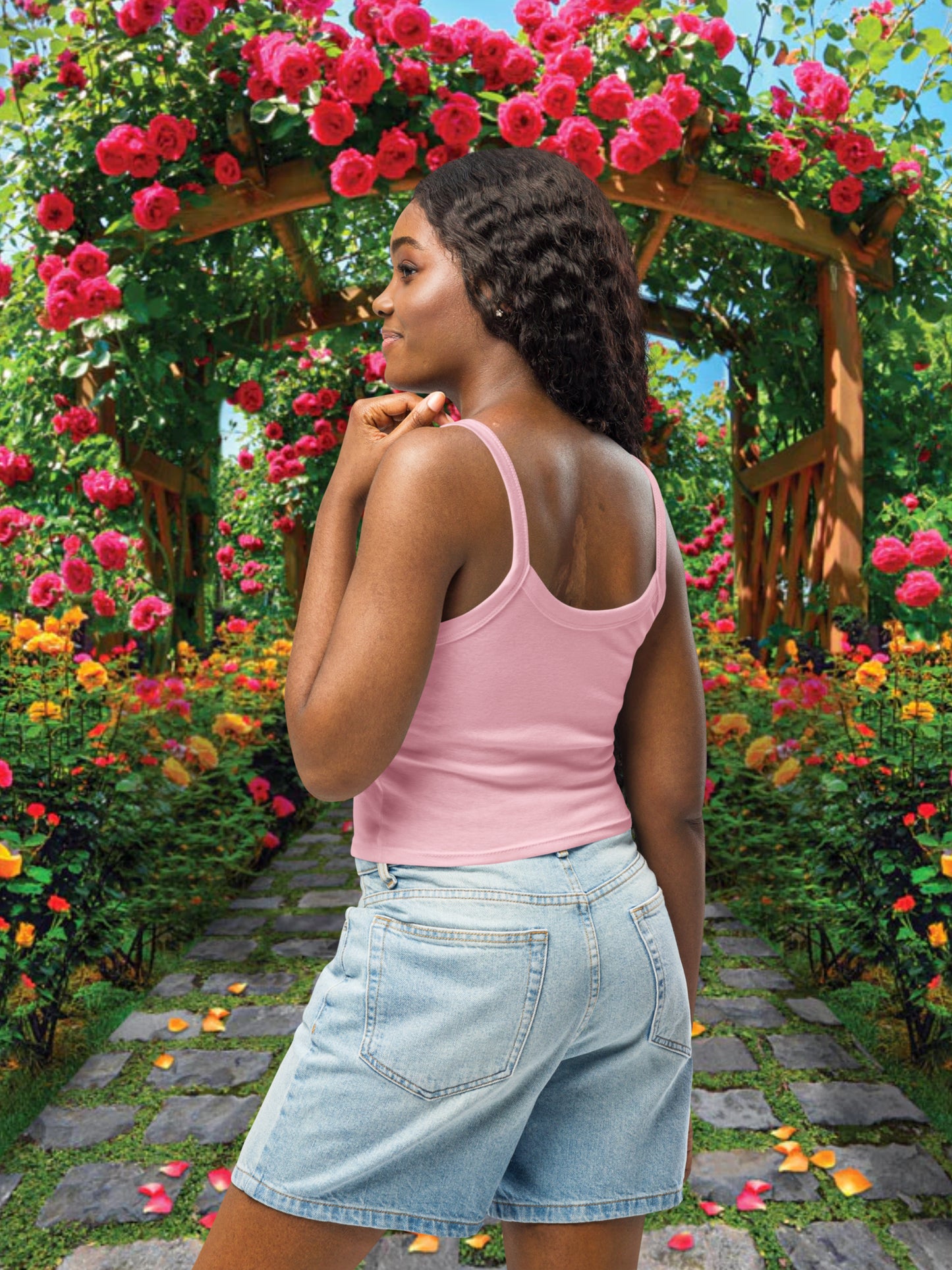 SAY LESS (micro-rib tank top)