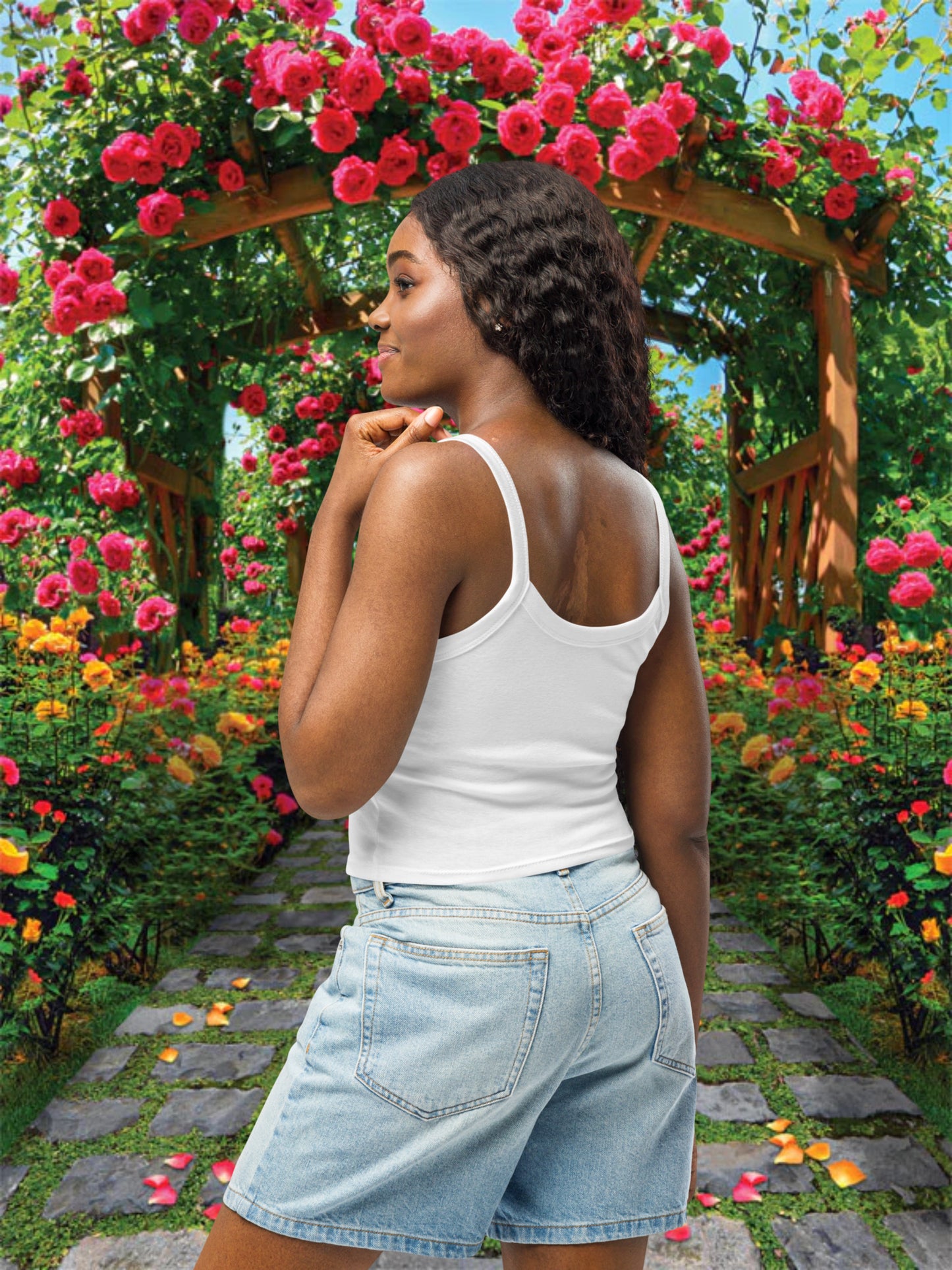 SAY LESS  (micro-rib tank top)