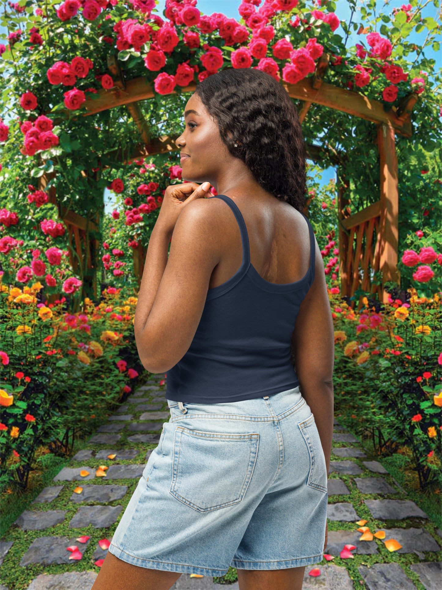 SAY LESS  (micro-rib tank top)